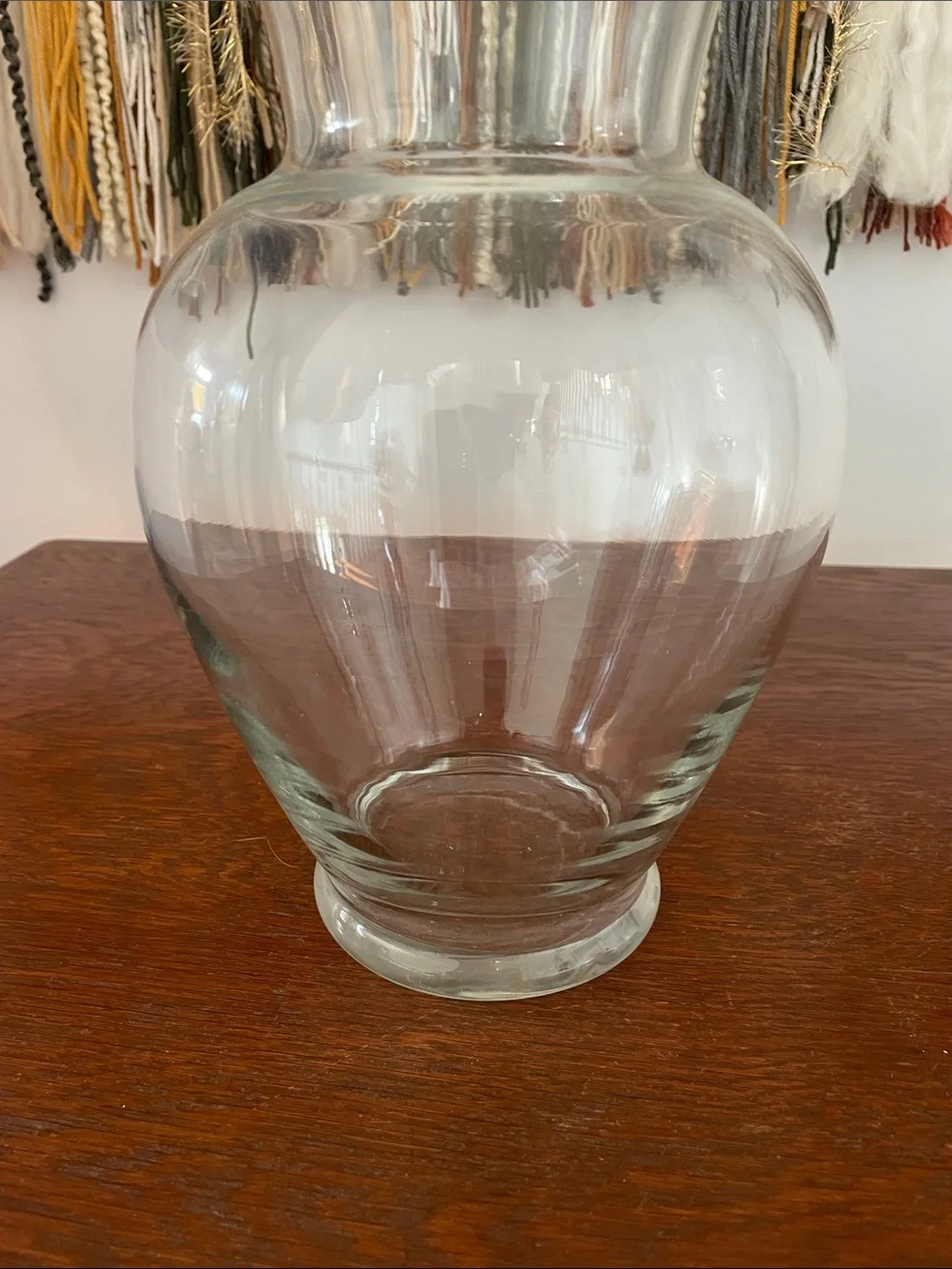 Clear Glass Decorative Vase - Home Accents